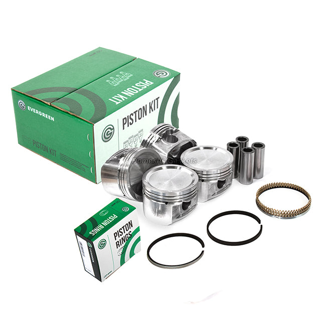 Pistons Bearings Rings Fit 01-02 Kia Rio 1.5L DOHC A5D