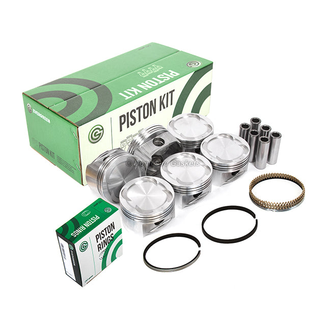 Pistons Bearings Rings Fit 98-04 Honda Passport Isuzu Amigo Rodeo Sport DOHC