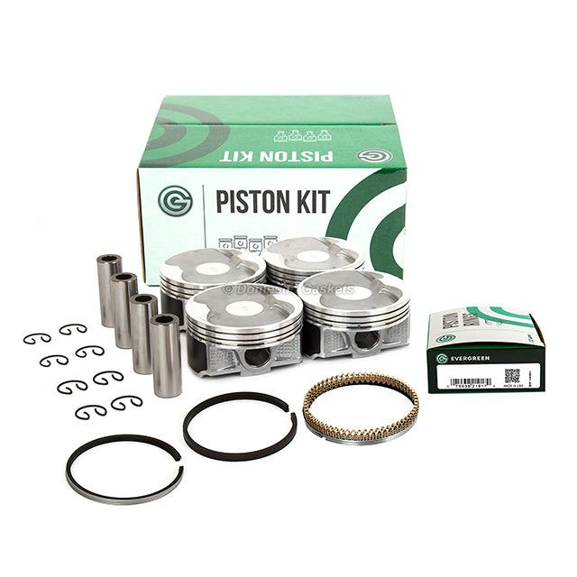 Pistons Bearings Rings Fit 06-10 Subaru Legacy Forester Outback 2.5 SOHC EJ253