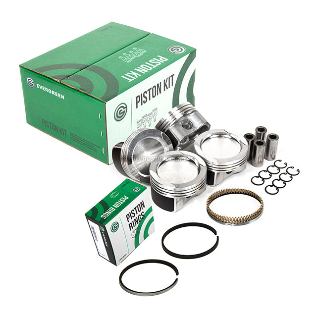 Pistons 19mm Wrist Pin Bearings Rings Fit 99-05 Volkswagen Golf Beetle 8V 2.0