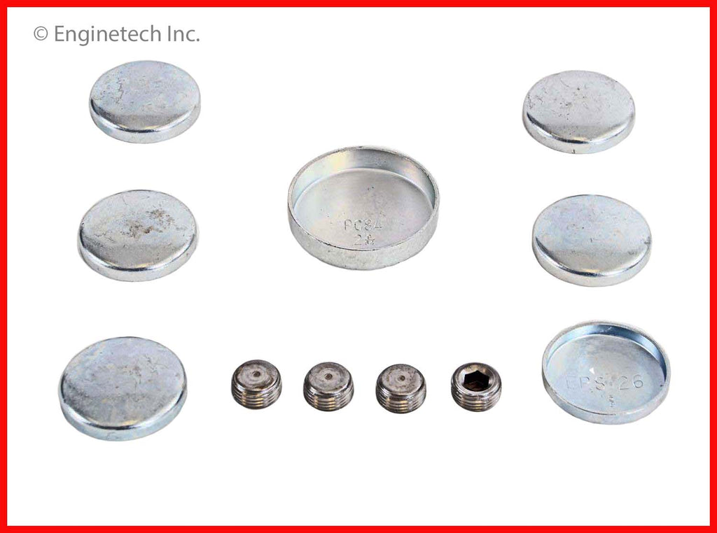 Enginetech PK114 Engine Expansion Plug Kit - Iron for Engine Rebuilding