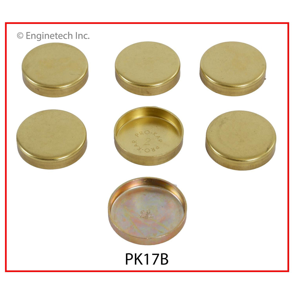 Enginetech Brass Engine Expansion Plug Kit PK17B for Classic American Motors and Jeep Models