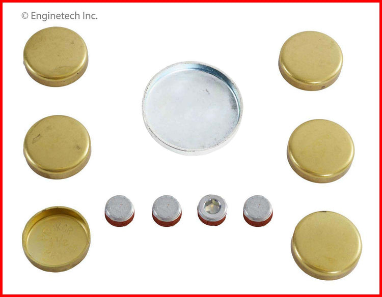 Enginetech PK18B Engine Expansion Plug Kit – Brass for Classic American Motors Vehicles