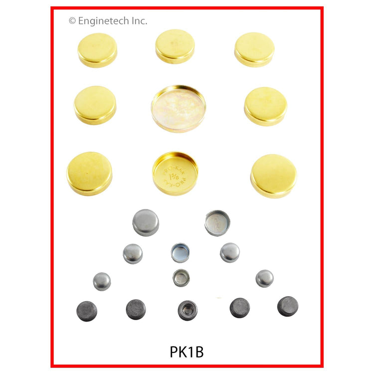 Enginetech Brass Engine Expansion Plug Kit PK1B