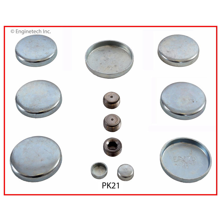 Enginetech PK21 Engine Expansion Plug Kit for Cadillac Commercial and Calais Chassis