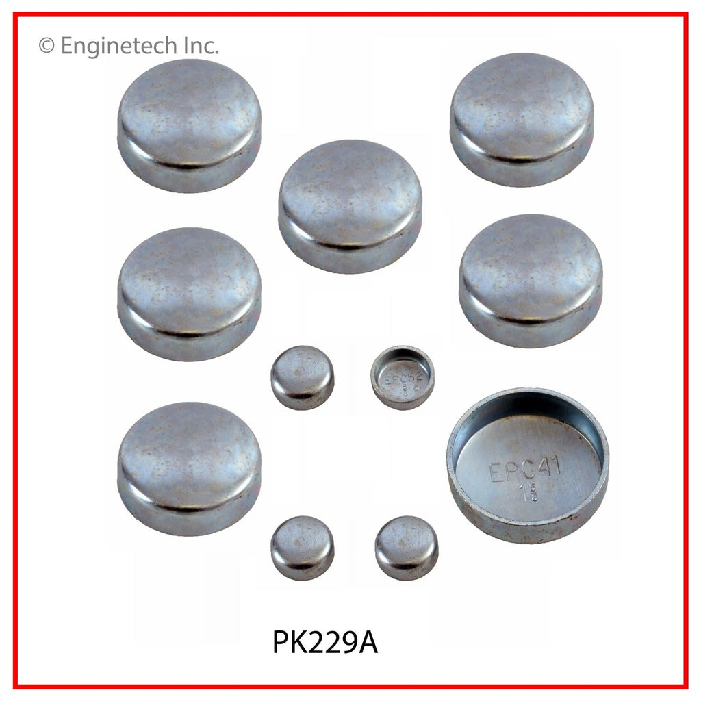 Enginetech Brass Engine Expansion Plug Kit - Part Number PK229A