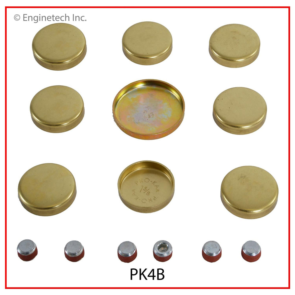 Enginetech Brass Engine Expansion Plug Kit - Part Number PK4B