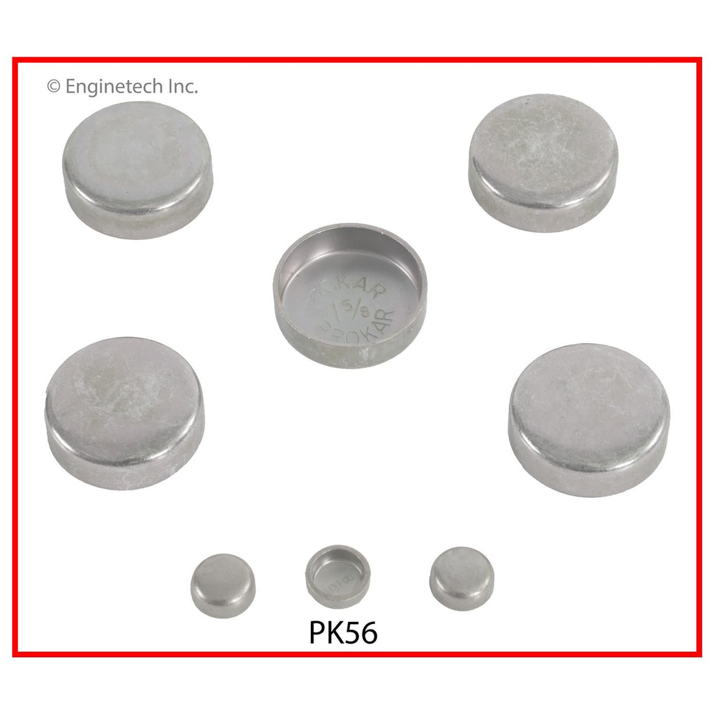 Enginetech PK56 Engine Expansion Plug Kit for 1983-1987 Dodge and Plymouth Vehicles