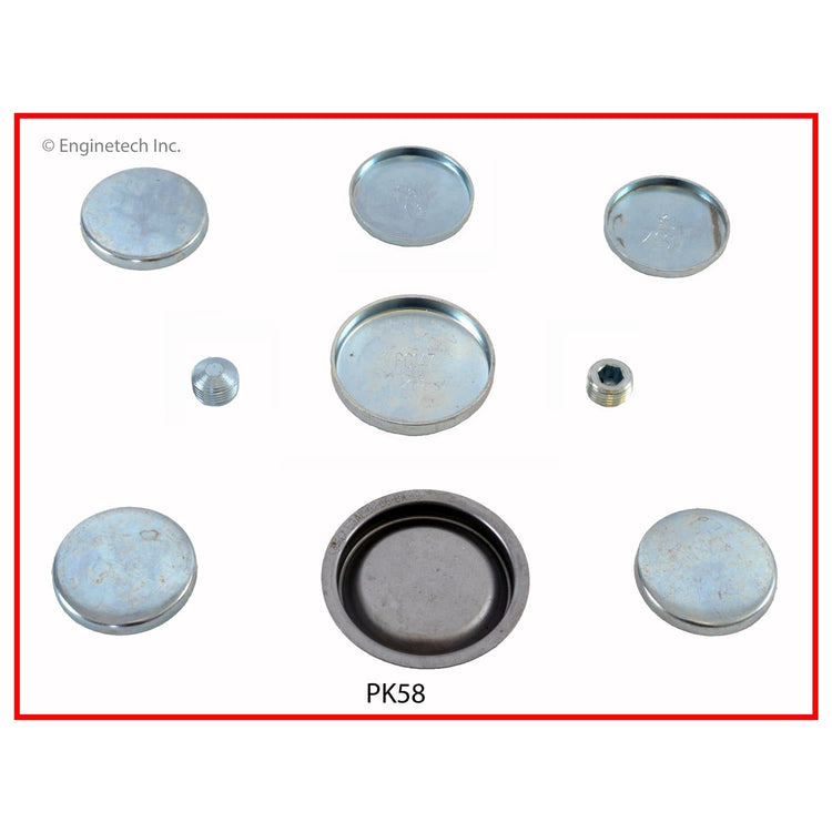 Enginetech PK58 Engine Expansion Plug Kit for Ford Taurus and Tempo (1984-1991)