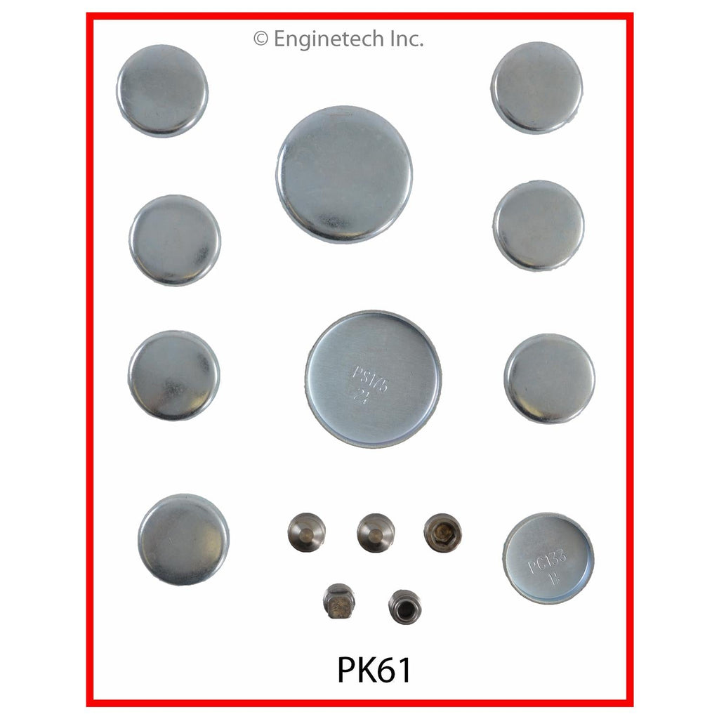 Enginetech PK61 Iron Engine Expansion Plug Kit for Ford and Mercury Vehicles