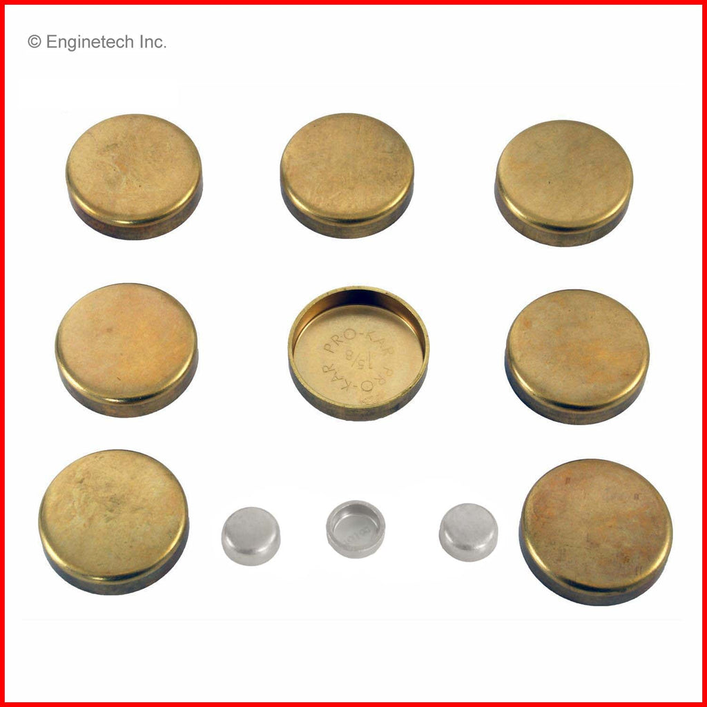 Enginetech Brass Engine Expansion Plug Kit for Chrysler 300M and Concorde