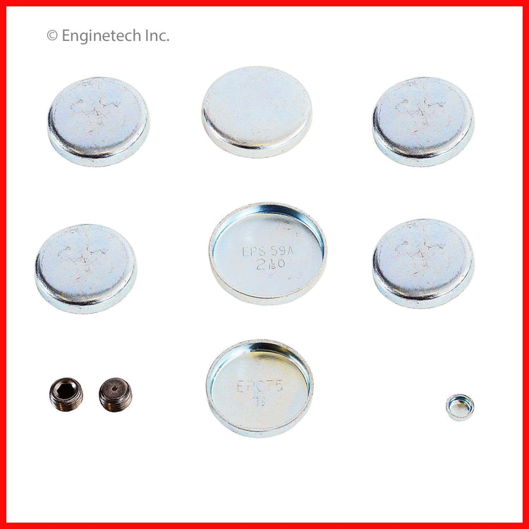 Enginetech PK6 Engine Expansion Plug Kit - Iron for Ford P-100 and P-350 Models