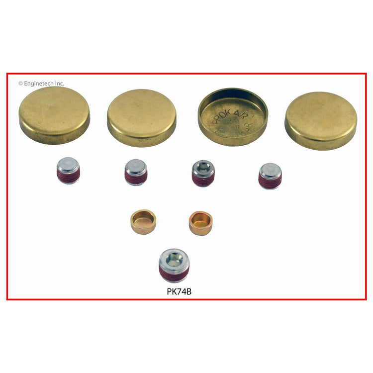 Enginetech Brass Engine Expansion Plug Kit PK74B for Isuzu Hombre and Chevrolet S10