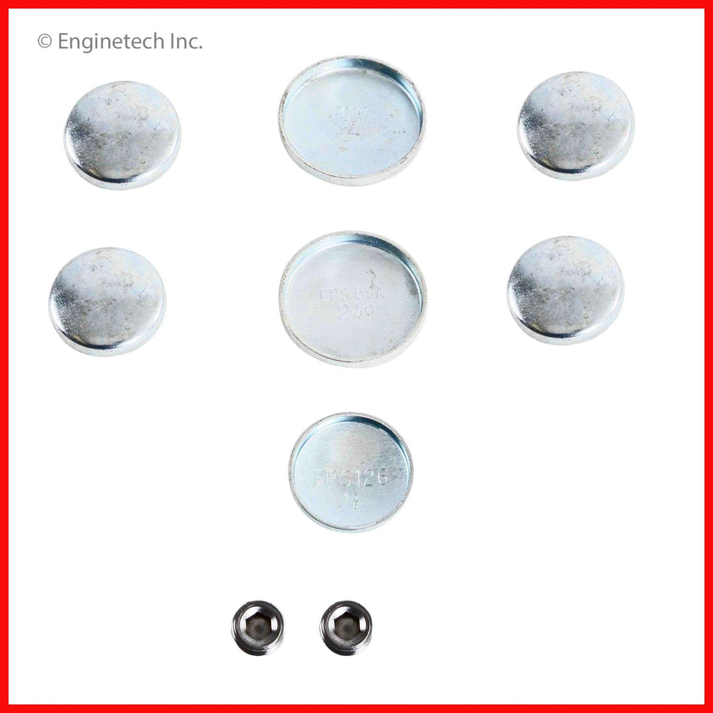 Enginetech Engine Expansion Plug Kit - Iron (Part Number PK8)