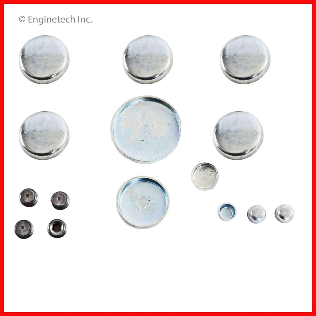 Enginetech PK9 Engine Expansion Plug Kit - Steel for Engine Rebuilds