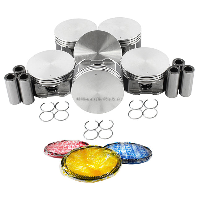 Pistons and Rings fit 02-12 Dodge 3.7L V6 SOHC 12v