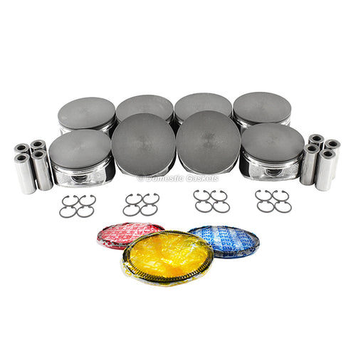 Pistons and Rings fit 05-10 Chrysler 6.1L V8 OHV 16v