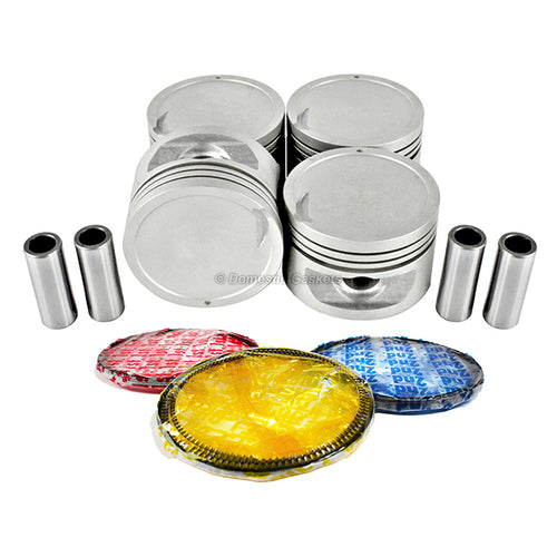 Pistons and Rings fit 94-99 Hyundai 1.5L L4 SOHC 12v