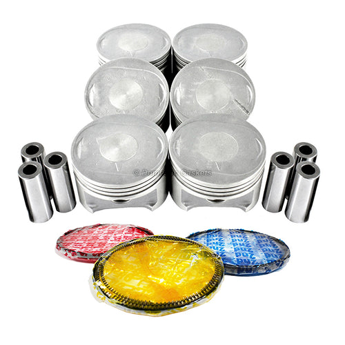 Pistons and Rings fit 92-96 Mitsubishi 3.0L V6 SOHC 12v