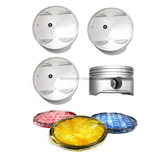 Pistons and Rings fit 2001 Hyundai 3.0L V6 DOHC 24v