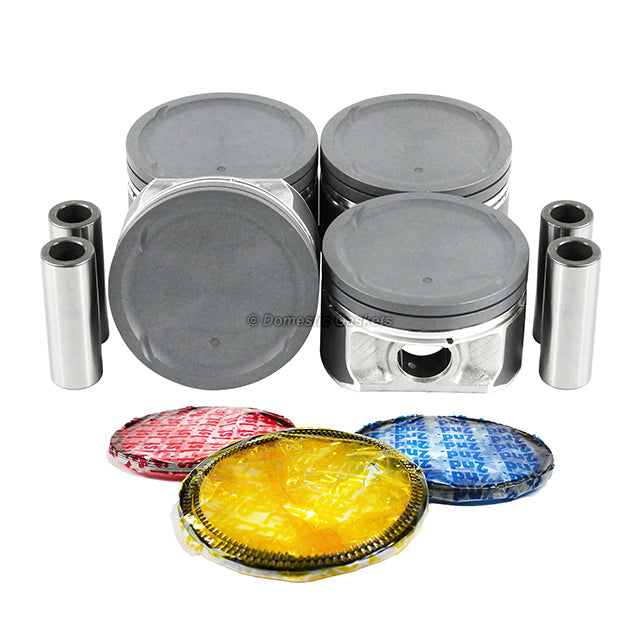 Pistons and Rings fit 03-06 Mitsubishi 2.0L L4 DOHC 16v