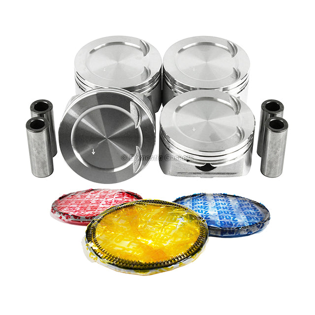 Pistons and Rings fit 08-17 Mitsubishi 2.4L L4 DOHC 16v