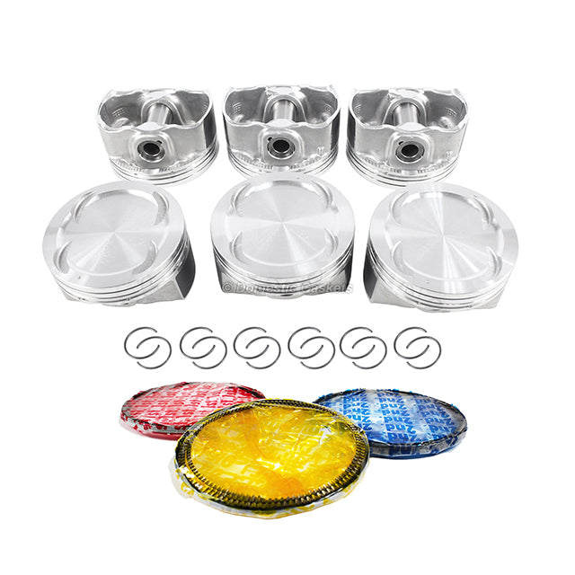 Pistons and Rings fit 08-12 Hyundai 3.8L V6 DOHC 24v