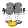 Pistons and Rings fit 11-15 Hyundai 2.4L L4 DOHC 16v