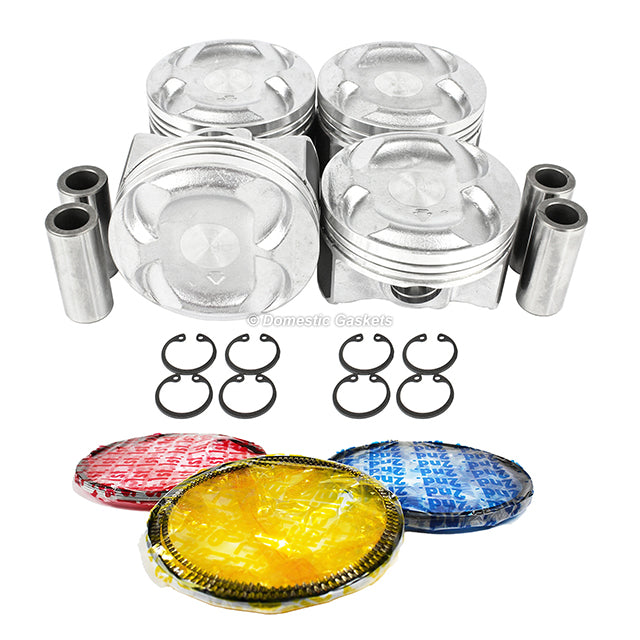 Pistons and Rings fit 08-11 Honda Accord 2.4L L4 DOHC 16v