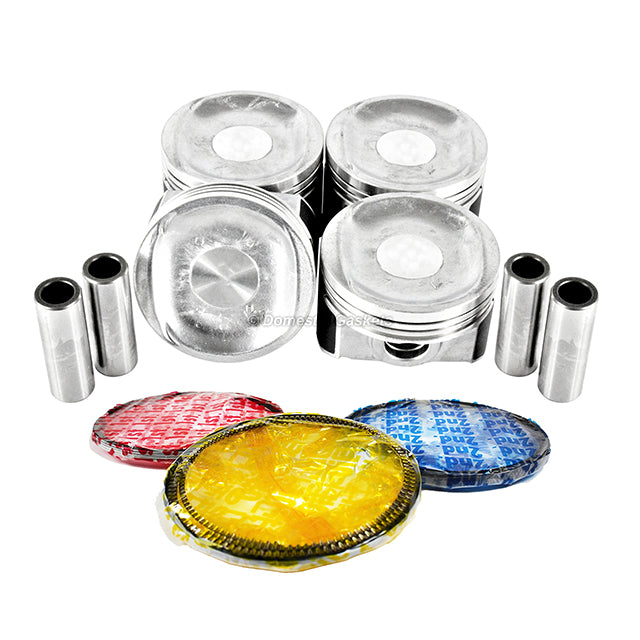 Pistons and Rings fit 07-08 Honda Fit 1.5L L4 SOHC 16v