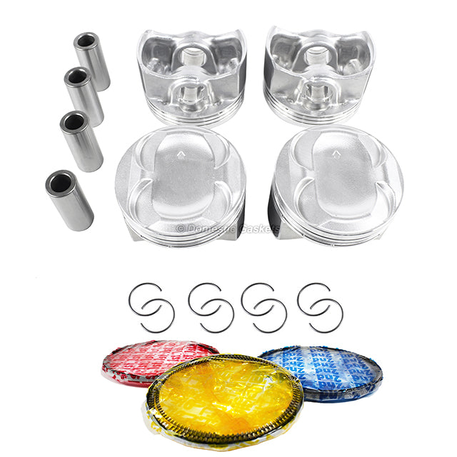 Pistons and Rings fit 11-12 Honda Accord 2.4L L4 DOHC 16v