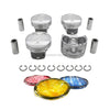 Pistons and Rings fit 11-15 Acura ILX 2.4L L4 DOHC 16v