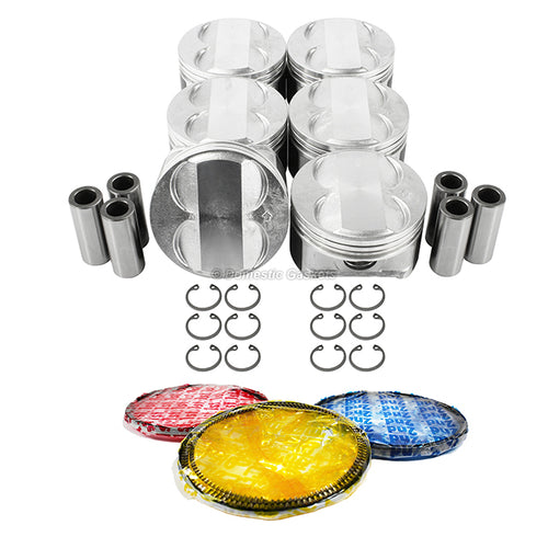 Pistons and Rings fit 04-08 Acura TL 3.2L V6 SOHC 24v