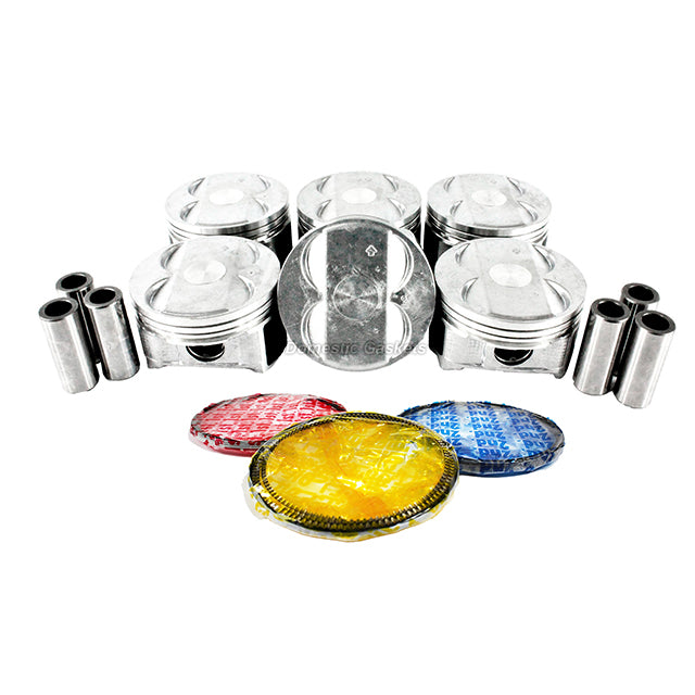 Pistons and Rings fit 05-08 Acura RL 3.5L V6 SOHC 24v