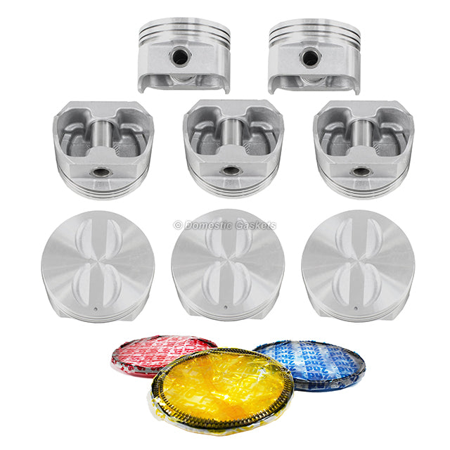Pistons and Rings fit 67-95 AM 5.7L V8 OHV 16v