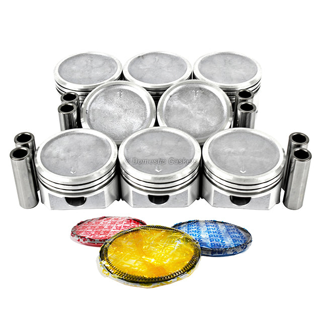 Pistons and Rings fit 76-86 Buick 5.0L V8 OHV 16v