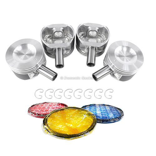 Pistons and Rings fit 91-99 Saturn SC1 1.9L L4 SOHC 8v