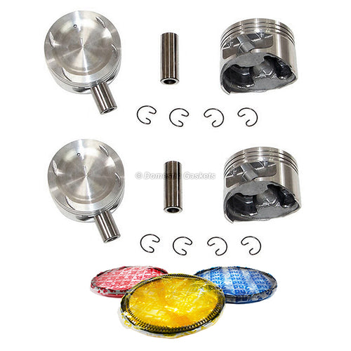 Pistons and Rings fit 87-95 Buick Chevrolet Achieva 2.3L L4 DOHC 16v