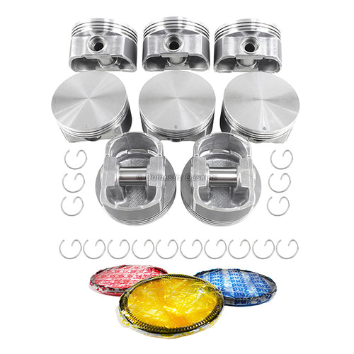 Pistons and Rings fit 02-04 Cadillac 6.0L V8 OHV 16v