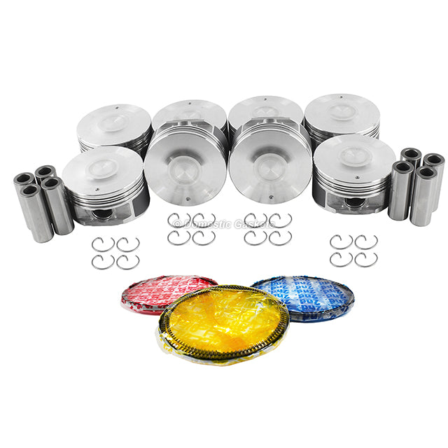 Pistons and Rings fit 04-11 Buick Cadillac Bonneville 4.6L V8 DOHC 32v