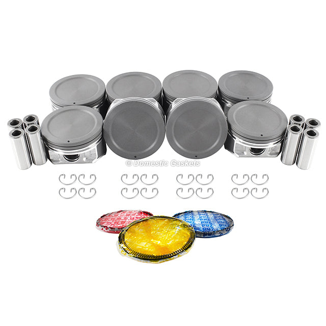 Pistons and Rings fit 04-07 Buick 5.3L OHV Vortec LM7