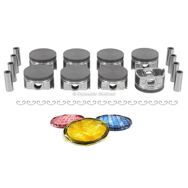 Pistons and Rings fit 04-09 Buick 4.8L-5.3L V8 OHV 16v