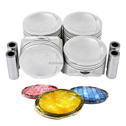 Pistons and Rings fit 98-02 Daewoo 2.2L L4 DOHC 16v