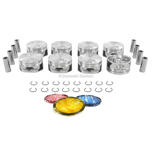 Pistons and Rings fit 07-09 Cadillac 6.2L V8 OHV 16v