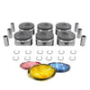 Pistons and Rings fit 12-17 Buick 3.6L V6 DOHC 24v LFR