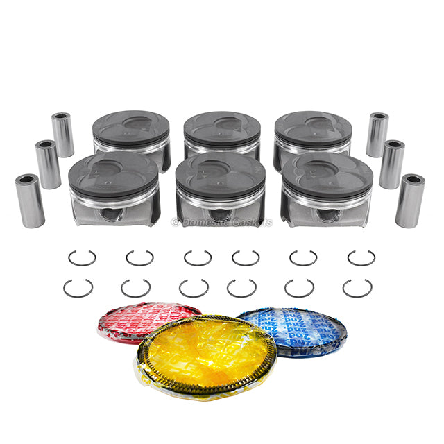 Pistons and Rings fit 12-17 Buick 3.6L V6 DOHC 24v LFR