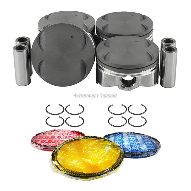Pistons and Rings fit 09-11 Chevrolet 1.6L L4 DOHC 16v