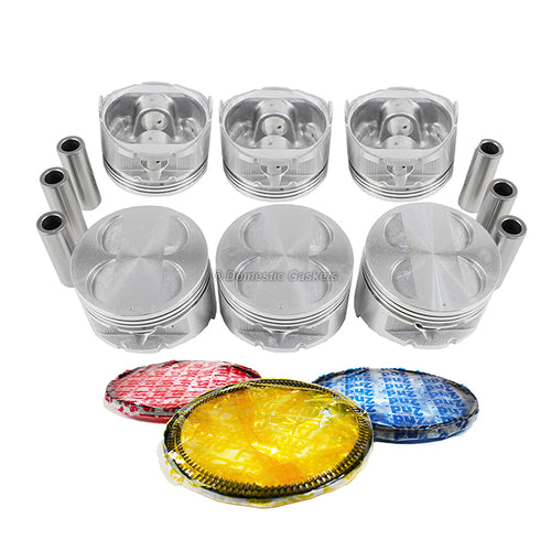 Pistons and Rings fit 96-97 Acura 3.2L V6 SOHC 24v 6VD1