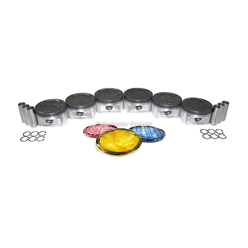 Pistons and Rings fit 2004 Isuzu 3.5L V6 DOHC 24v 6VE1