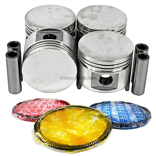 Pistons and Rings fit 82-84 Ford Mazda 626 2.0L L4 SOHC 8v